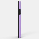 iPhone / iPadケース ラベンダー パープル ストライプ Case-Mate iPhoneケース (裏面/右)