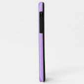 iPhone / iPadケース ラベンダー パープル ストライプ Case-Mate iPhoneケース (裏面/左)