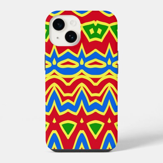 iPhone / iPadケース、優雅なマルチカラーデザイン iPhoneケース (裏面)