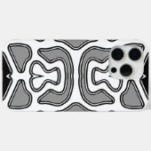 iPhone / iPadケース、白鮮やかと黒のデザイン Case-Mate iPhoneケース (裏面 (横))