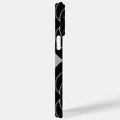 iPhone / iPadケース、黒鮮やか色デザイン Case-Mate iPhoneケース (裏面 / 右)