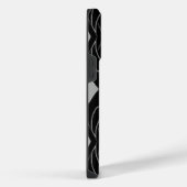 iPhone / iPadケース、黒鮮やか色デザイン iPhoneケース (右側面)