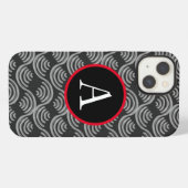 iPhone / iPadケース CASE MATE 和風 ウェーブ デザイン iPhoneケース (裏面横)