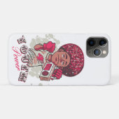 iPhone / iPadケース - YOUTH Power Afro & Boombox  Case-Mate iPhoneケース (裏面(横))
