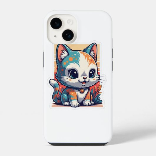iPhone / iPadケースcat iPhoneケース (裏面)