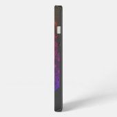 iPhone / iPadケースDIY名前アンティークレース灰色 iPhoneケース (左側面)