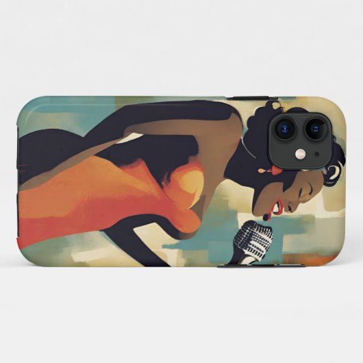 iPhone / iPadケースFemaleNightclub歌手 Case-Mate iPhoneケース (裏面(横))