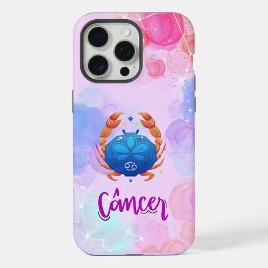 iPhone / iPad カバー 星座 かに座 (裏面)