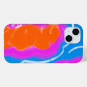 iPhone / iPad ケース orange &pink blue Case-Mate iPhoneケース (裏面 (横))