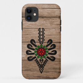 iPhone / iPad case Folk pattern of Polish highland iPhone 11 ケース