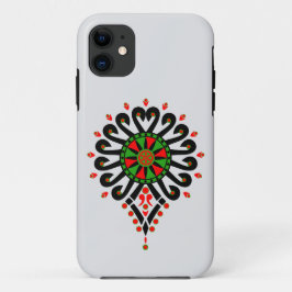 iPhone / iPad case Folk pattern of Polish highland iPhone 11 ケース