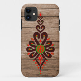 iPhone / iPad case Folk pattern of Polish highland iPhone 11 ケース