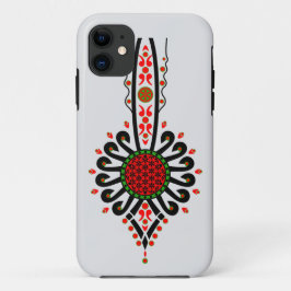 iPhone / iPad case Folk pattern of Polish highland 11 ケース