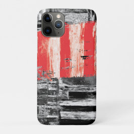 iPhone / iPad Case – Red Pulse Abstract Design iPhone 11 Proケース