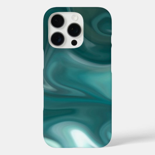 iPhone / iPad case Teal Marble Abstract Case-Mate iPhoneケース (裏面)