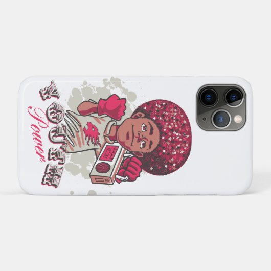 iPhone / iPad Case – YOUTH Power Afro & Boombox  Case-Mate iPhoneケース (裏面(横))