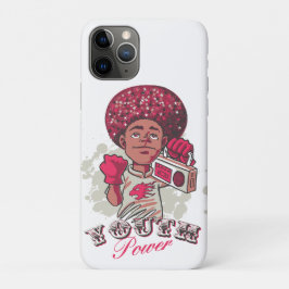 iPhone / iPad Case – YOUTH Power Afro & Boombox  iPhone 11 Proケース
