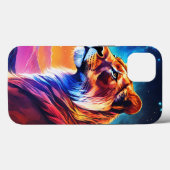 iPhone / iPad caseLioness Under Starry Sky Futuris Case-Mate iPhoneケース (裏面 (横))