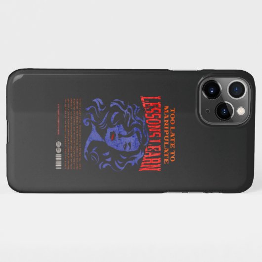 IPHONE MANIPULATE LESSONS LEARN PHONE CASE  iPhoneケース (裏面横)