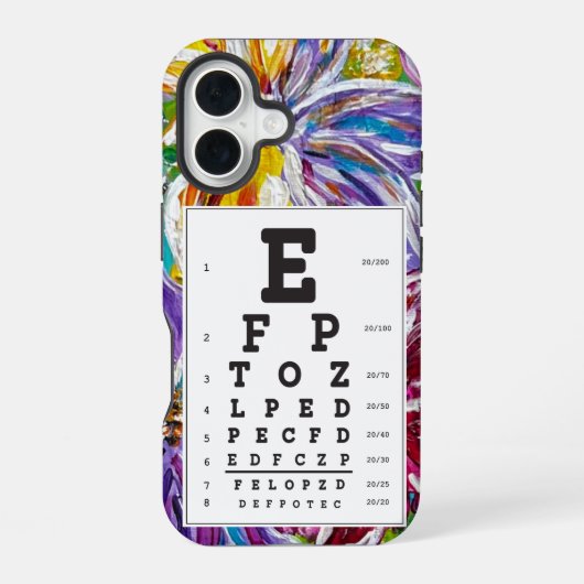 iPhone Opticalのアイチャート 16ケース (裏面)