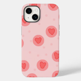 iPhone Pink case | cute love Case-Mate iPhone 14ケース