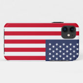 iPhone SE/5/5sケース(米国国旗を掲げる場合) Case-Mate iPhoneケース (裏面(横))