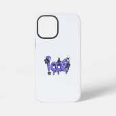 iPhone with a clear case "BOO!" design iPhoneケース (裏面)