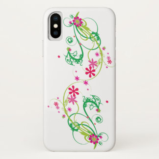 Iphone Xがほとんど携帯ケースの花 iPhone X ケース