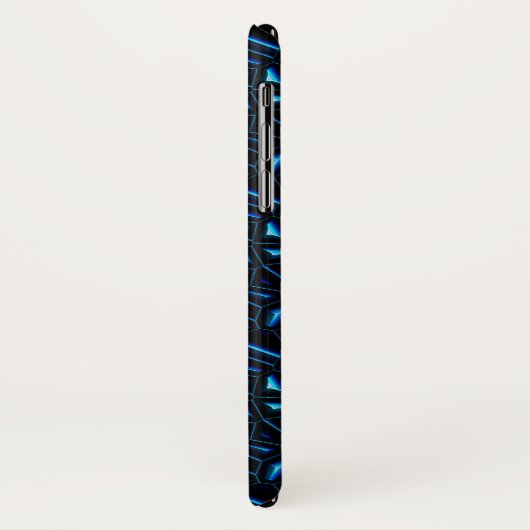 iPhone Xのための夜空のグリッターの抽象芸術の場合 Case-Mate iPhoneケース (裏面/左)