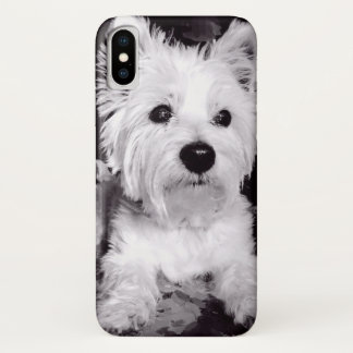 iPhone Xのウエスト・ハイランド・ホワイト・テリアのWestieの例 iPhone X ケース