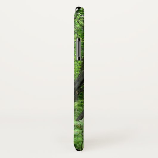 iPhone Xの場合をハイキングする緑の木の森林自然 Case-Mate iPhoneケース (裏面/右)