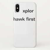 iphone Xのxplorの場合 Case-Mate iPhoneケース (裏面)