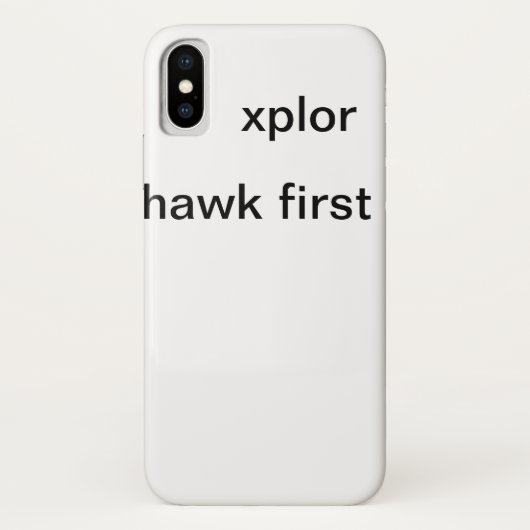 iphone Xのxplorの場合 Case-Mate iPhoneケース (裏面)
