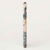 iPhone Xケースかわいい子猫パターンフォンケース Case-Mate iPhoneケース (裏面/左)