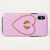 iPhone Xケース、蝶のハート – 私と一緒に踊る Case-Mate iPhoneケース (裏面(横))
