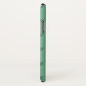 iPhone Xケースin緑の蝶デザイン Case-Mate iPhoneケース (裏面/右)