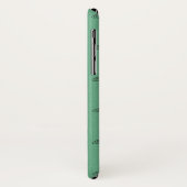 iPhone Xケースin緑の蝶デザイン Case-Mate iPhoneケース (裏面/左)
