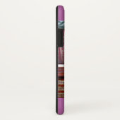 iPhone xタフケースティーポットフラワーズパープル、オーキッド Case-Mate iPhoneケース (裏面/右)