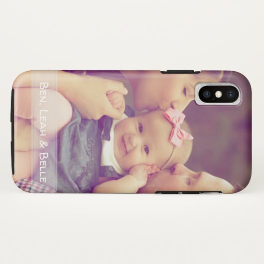 iPhone X hoesje met jouw foto Case-Mate iPhoneケース (裏面(横))