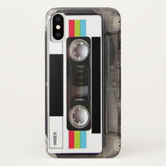 Iphone X Mixtapeの電話箱 Case-Mate iPhoneケース (裏面)