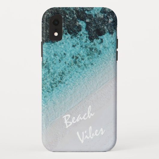 Iphone XRのケースのビーチのデザインの名前をカスタムするの写真 Case-Mate iPhoneケース (裏面)