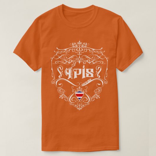 Ipisヴィンテージデザイン1 Tシャツ (デザイン正面)