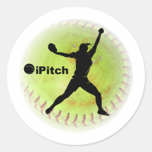 iPitch Fastpitchソフトボール ラウンドシール
