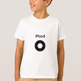 IPodのからかいのIpoodの黒 Tシャツ