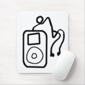 iPodの引き分けのマウスパッド マウスパッド (マウス)