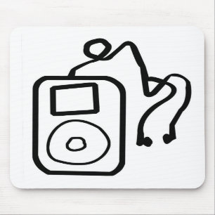 iPodの引き分けのマウスパッド マウスパッド