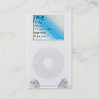 IPodのbuissnessカード 名刺