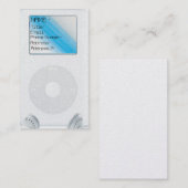 IPodのbuissnessカード 名刺 (正面/裏面)