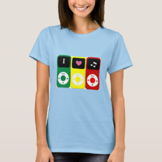 Ipod音楽愛好家 Tシャツ