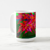 iPoinsettiaのマグ コーヒーマグカップ (正面左)